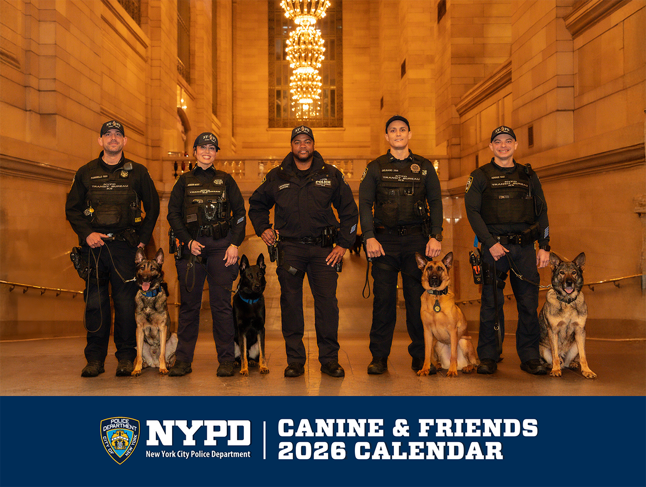 NYPD_2026_CanineCalender-FrontCover